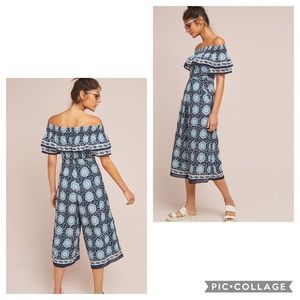 Anthropologie Suzani Off-theShoulder Jumpsuit
